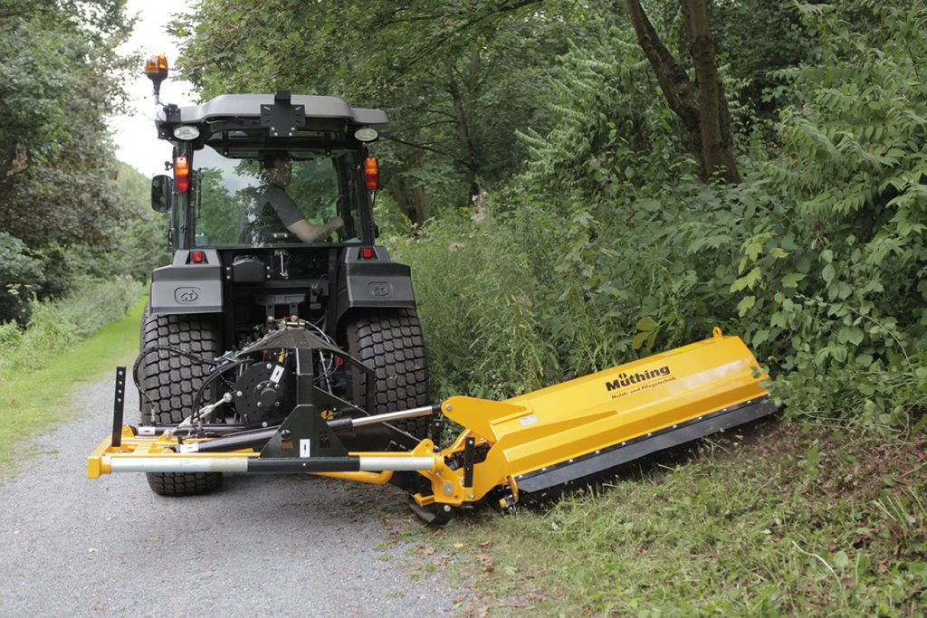 Müthing hat sich auf Mulchtechnik spezialisiert